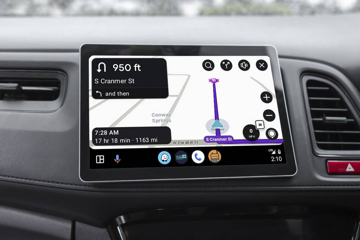 Ứng dụng Waze Android Auto
