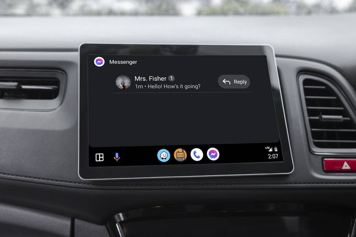 facebook messenger Android auto -sovellus