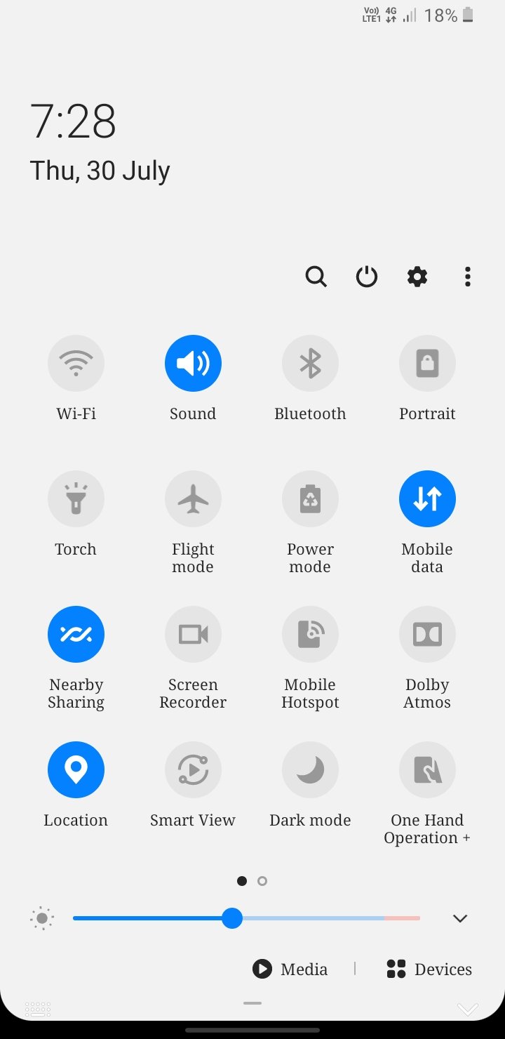 Потребителски интерфейс за споделяне в близост на Android