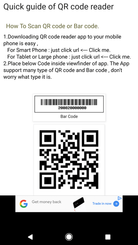 Android čítačka QR kódov