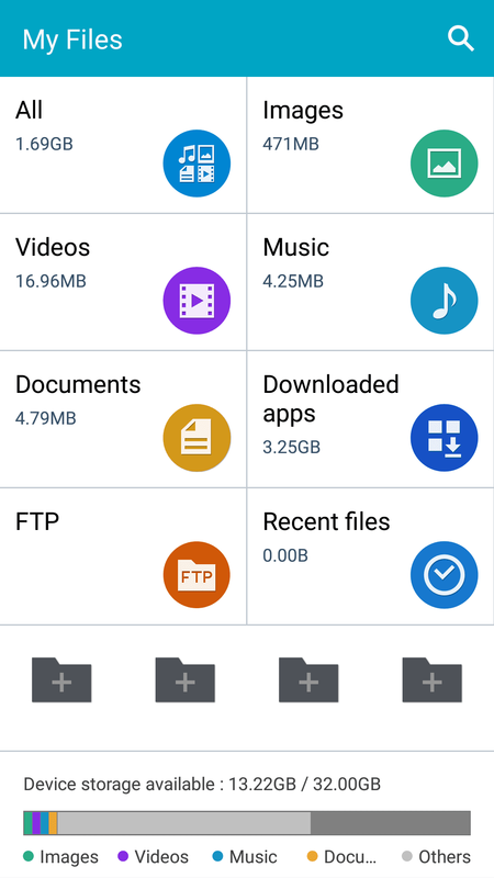 val av filer på Android-enhet