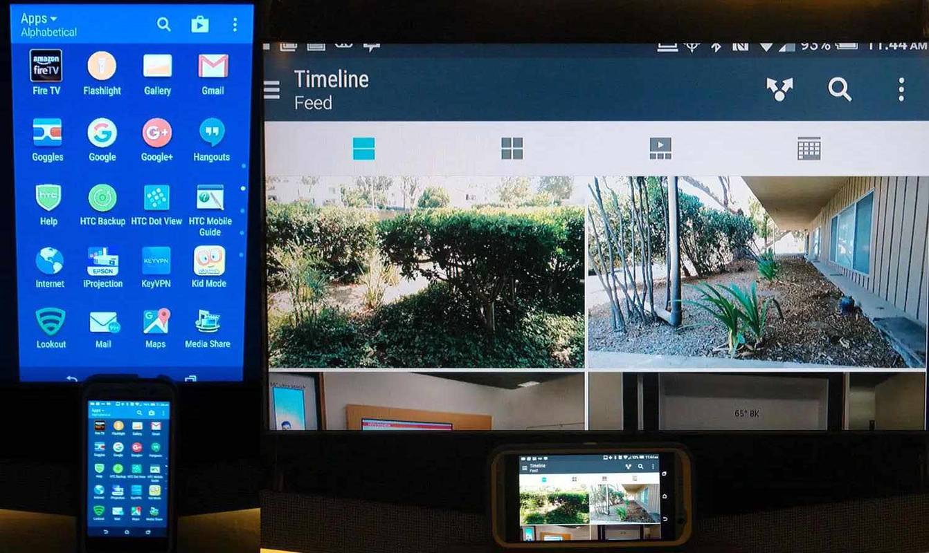 Przykłady kopiowania ekranu Androida do telewizora za pośrednictwem Fire TV
