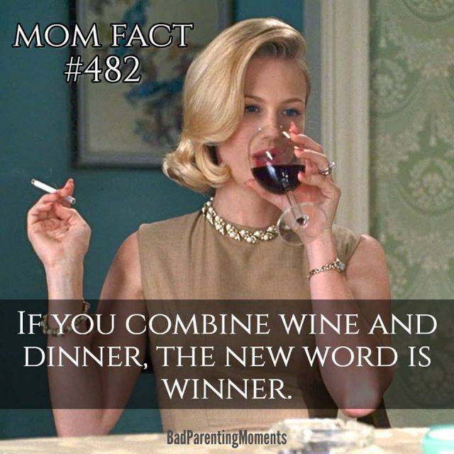 Wine mom meme