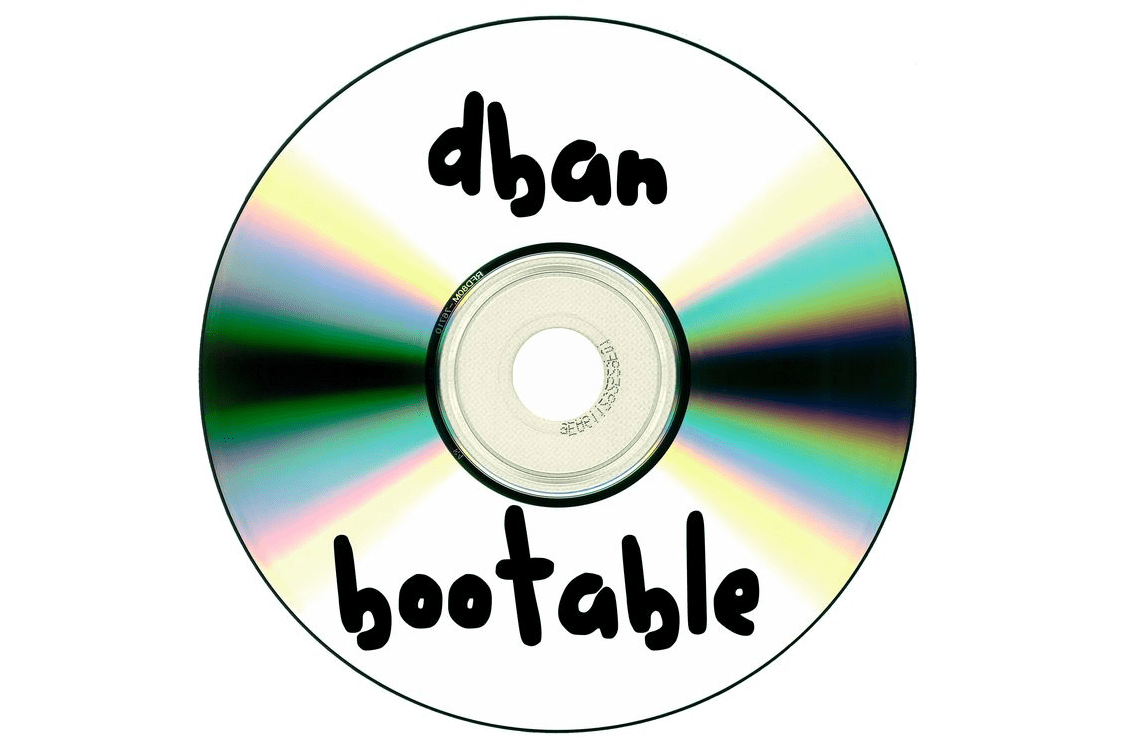 DBAN napálený disk