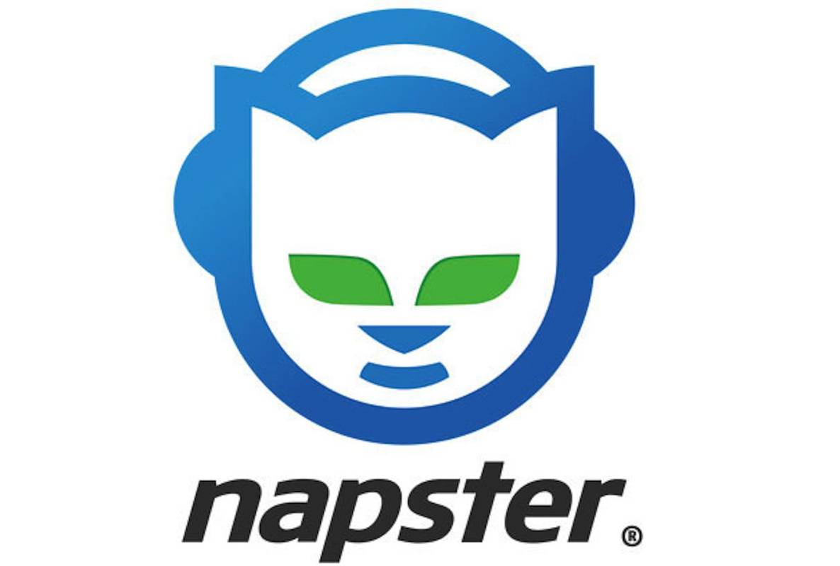 Λογότυπο για την υπηρεσία λήψης μουσικής Napster