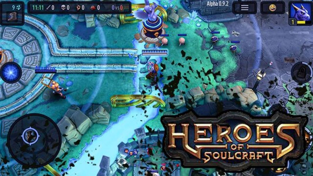 Mobilné MOBA hry Heroes of SoulCraft