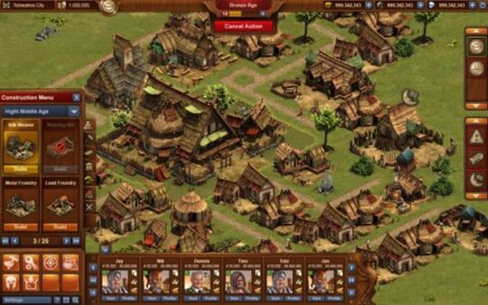 Forge of empires gameplay et jeux comme forge of empires