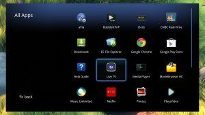 Lecteur Internet Sony NSZ-GS7 avec Google TV - interface (applications)