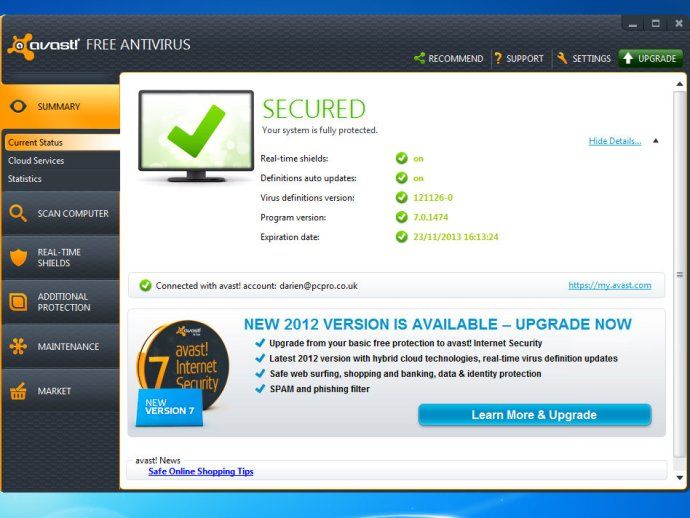 Antivirus gratuït Avast