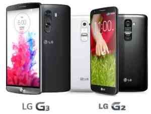 LG G2 contre G3
