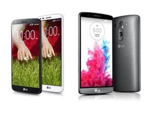 „LG G2“ ir „LG G3“ palyginimas