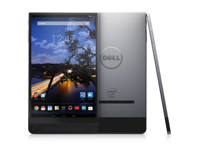 Dell Venue 8 7000 anmeldelse - front-, bak- og kantvisning