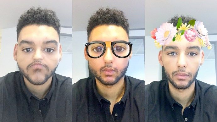 Kaip naudoti naujus „Snapchat“ lęšius ir veidus