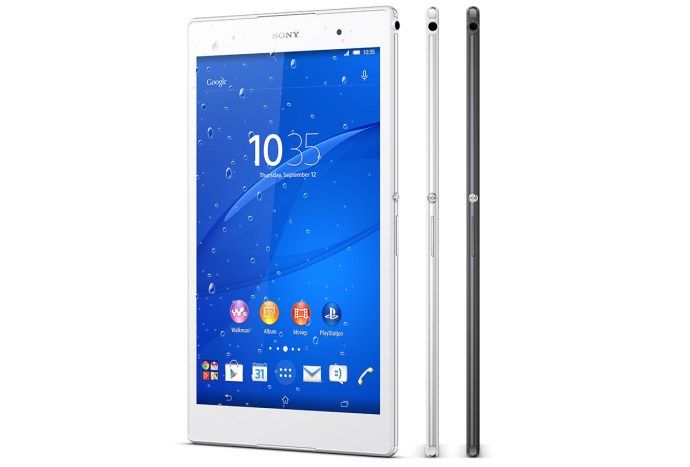 Sony Xperia Z3 Tablet Compact - края