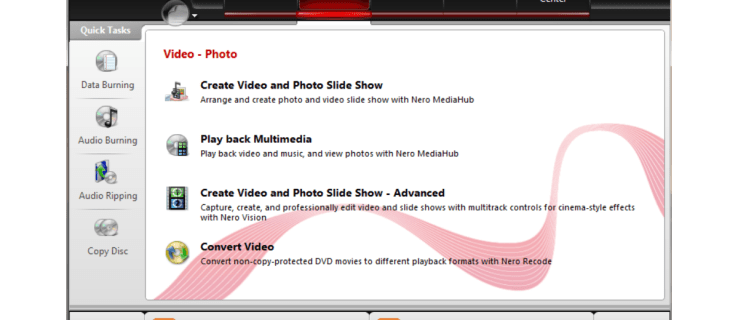 Nero Multimedia Suite 10 ülevaade