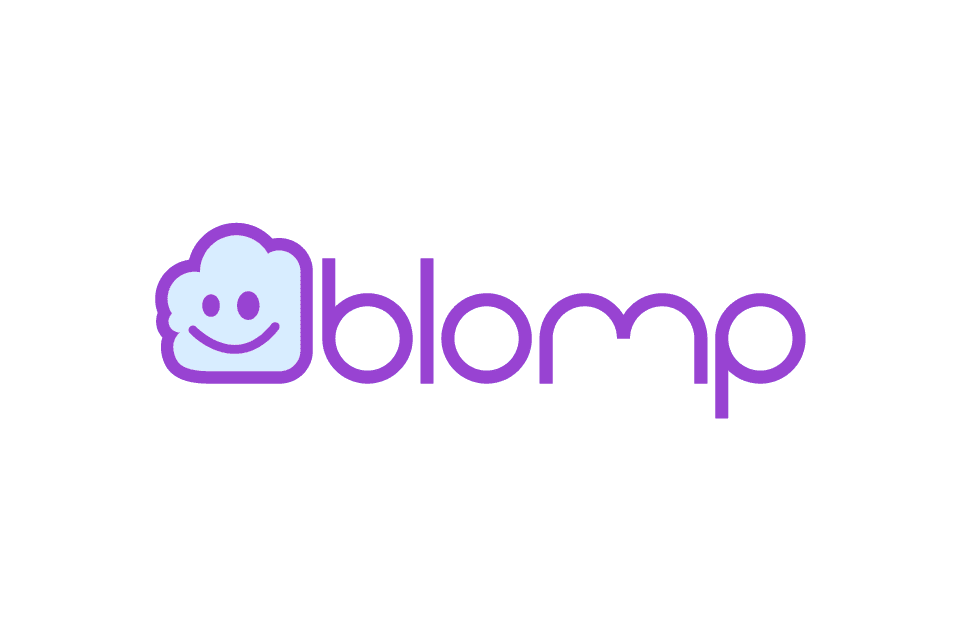 Blomp 파일 저장 로고