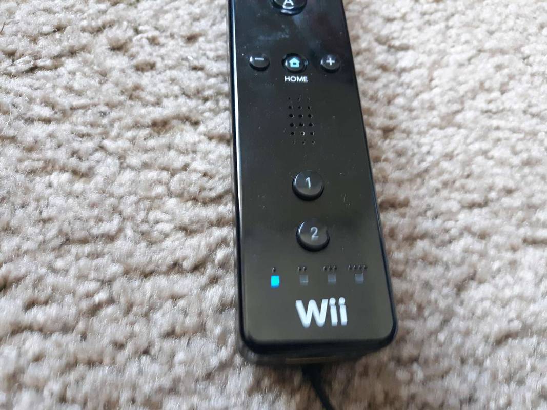 Knapperne 1 og 2 på Wii-fjernbetjeningen