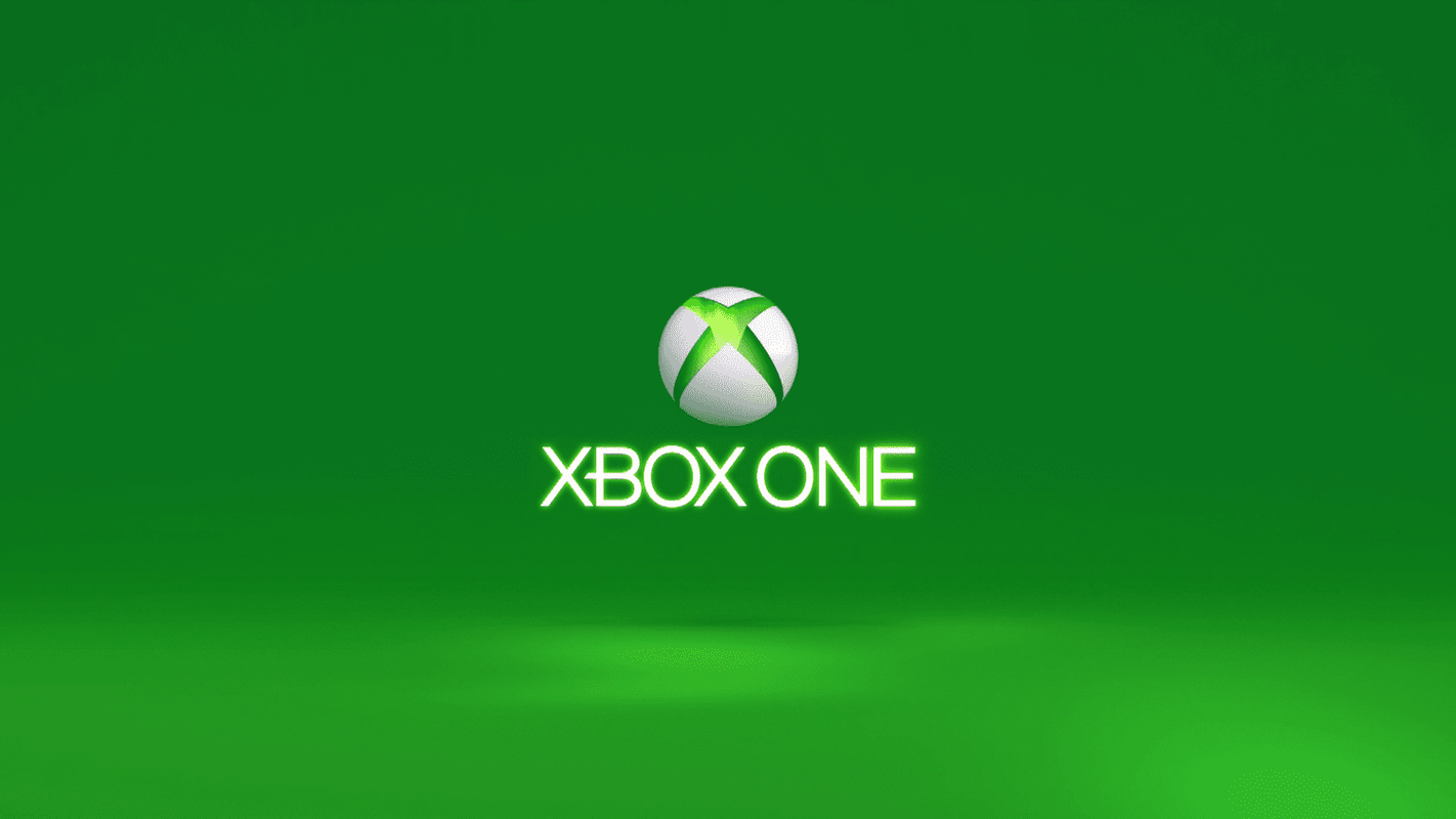 녹색 로딩 화면에서 멈춘 Xbox One의 스크린샷.
