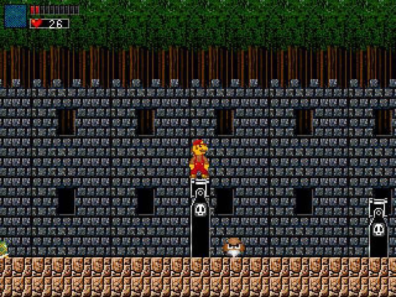 Uma captura de tela de Super Mario XP