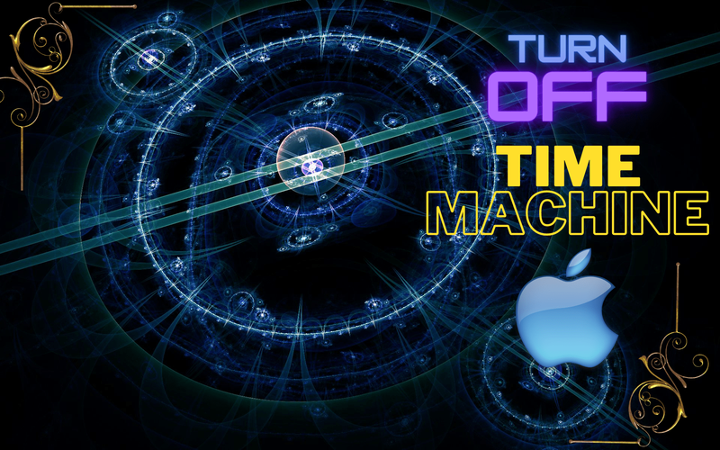 A Time Machine kikapcsolása Macen