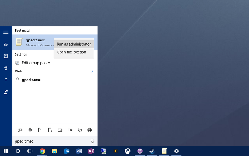 aktualizácia nastavení systému Windows 10