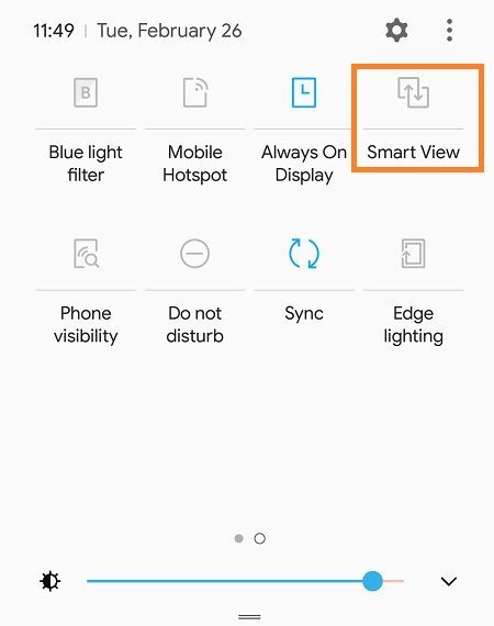 Galaxy Note 8 Come eseguire il mirroring del mio schermo