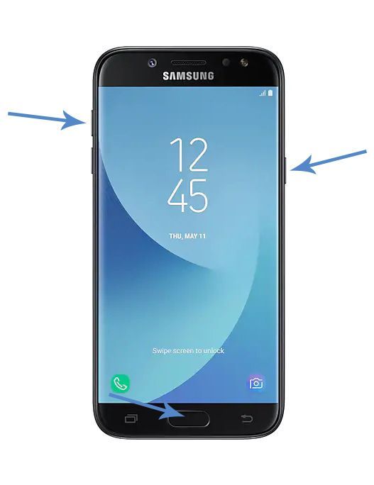 Samsung Galaxy J5 ลืมรหัสผ่าน PIN