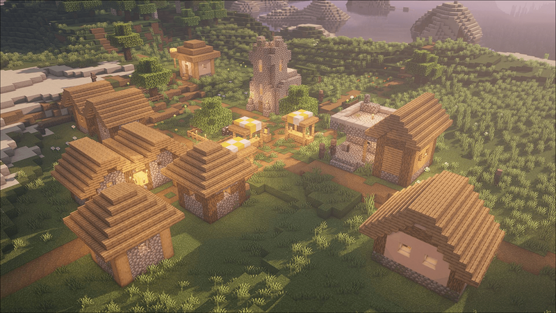 Bagaimana Mencari Kampung di Minecraft
