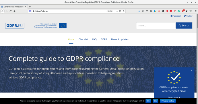 GDPR 및 EU 규정 준수 가이드