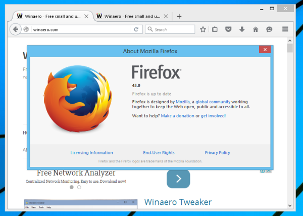 „Firefox 43“