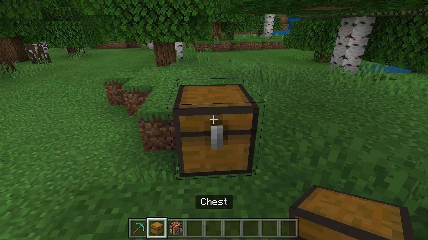 En kiste i Minecraft