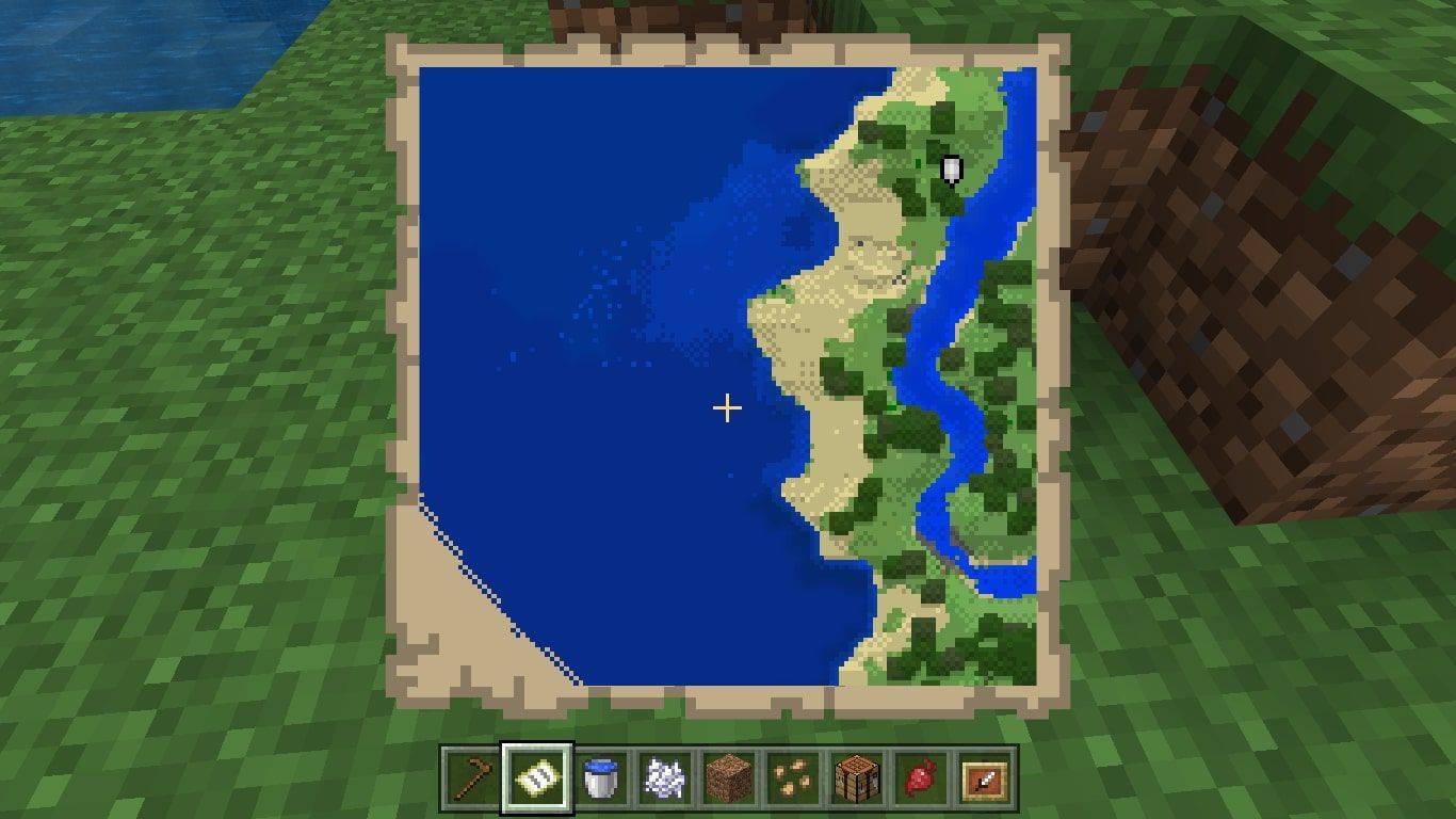 Omplint el mapa de Minecraft