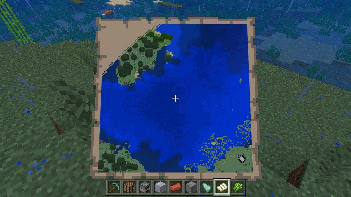 Wypełnianie mapy Minecraft
