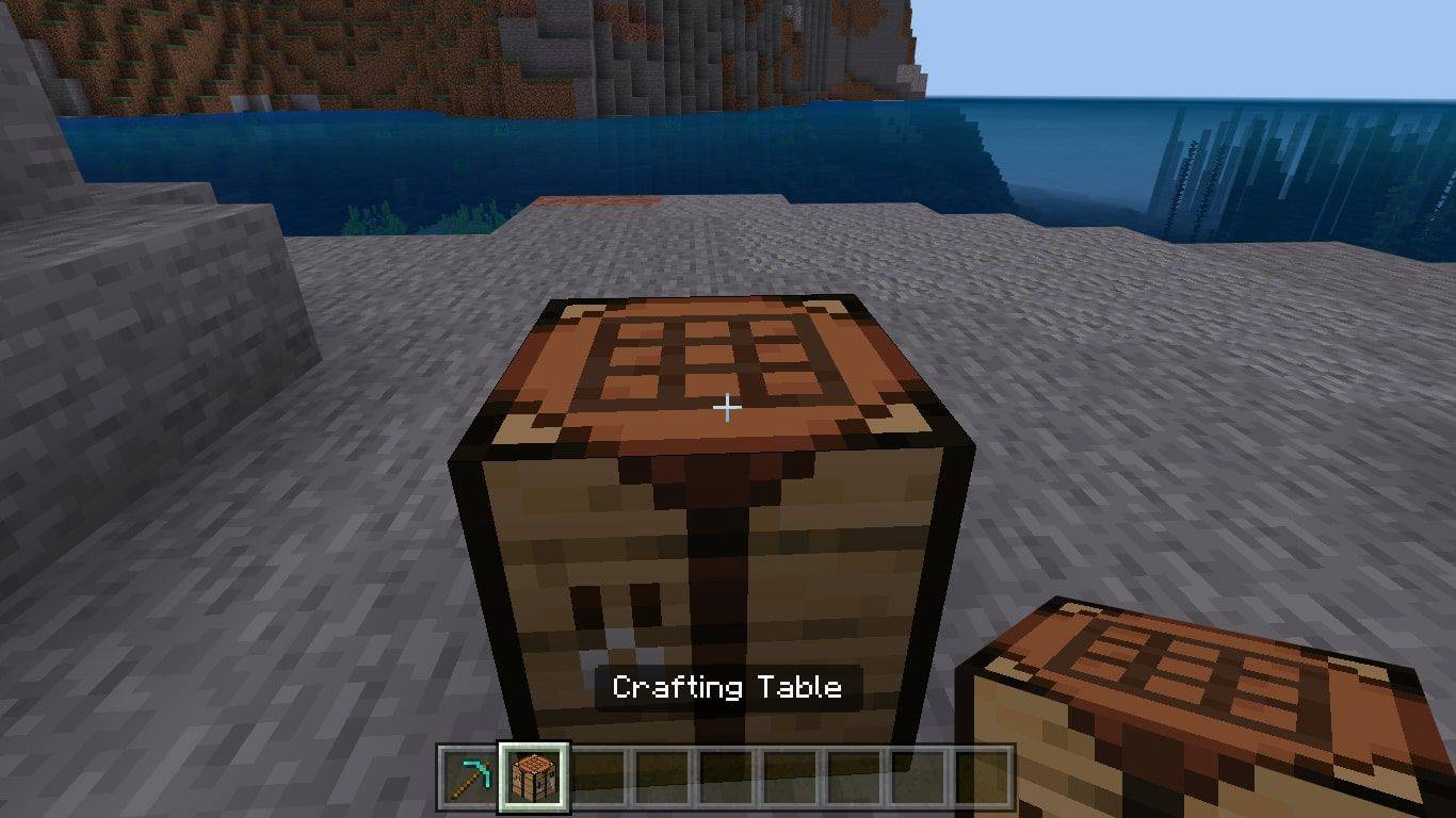 Craftingový stůl v Minecraftu