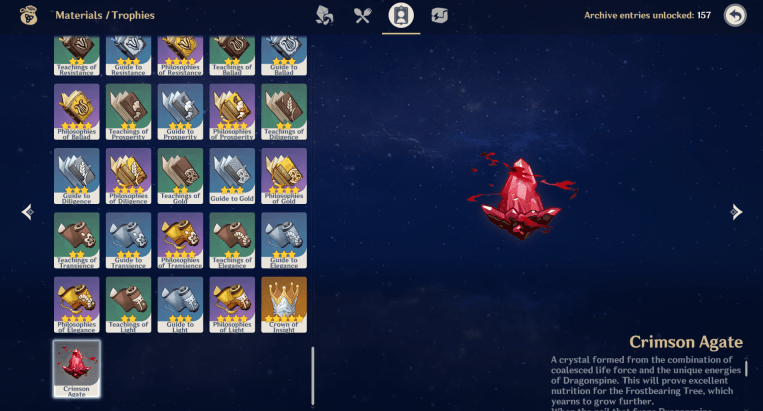 Genshin Impact Crimson Agate asukohtade täielik loend koos kaartidega
