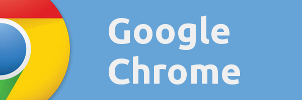 banner λογότυπου google chrome