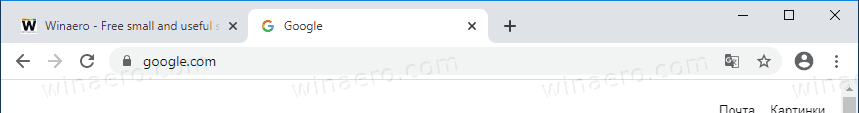Chrome rādīt pilnus URL 2