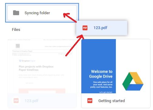 Synchronisieren Sie Google Drive-Konten auf dem Computer