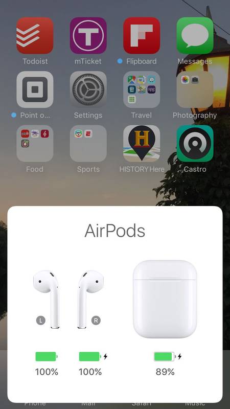 Batterie der Apple Air Pods