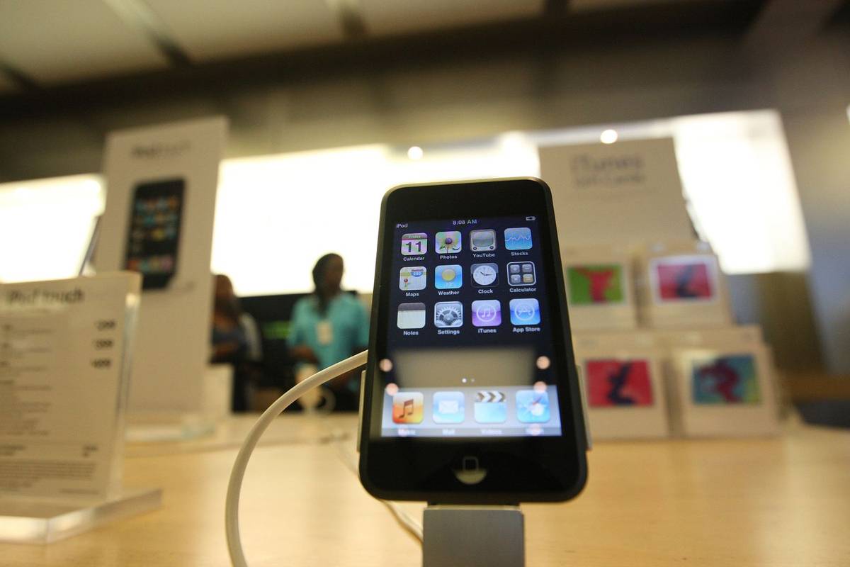 iPhone 3G en una Apple Store