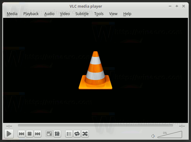VLC en execució