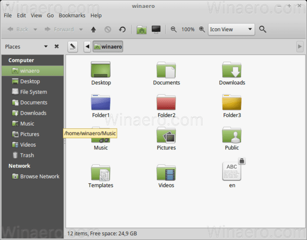 Miętowe kolorowe ikony folderów