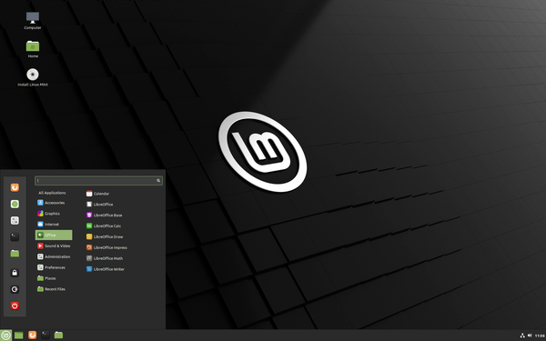 Desktop Linux Mint 20 Cinnamon