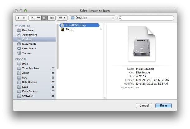 Създайте DVD за инсталиране на OS X