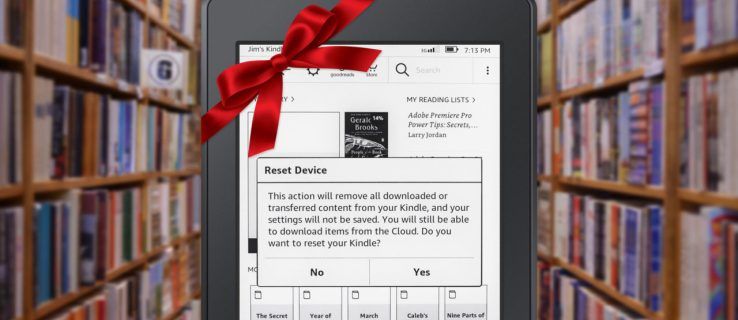 Как да възстановите фабричните настройки на вашия Kindle, преди да го продадете или да го подарите