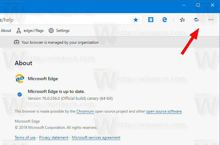 Microsoft Edge letöltési oldal