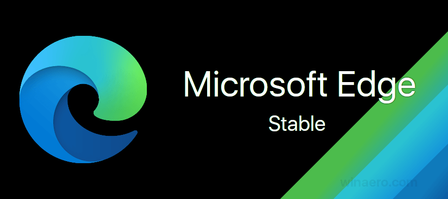 แบนเนอร์ Microsoft Edge Stable