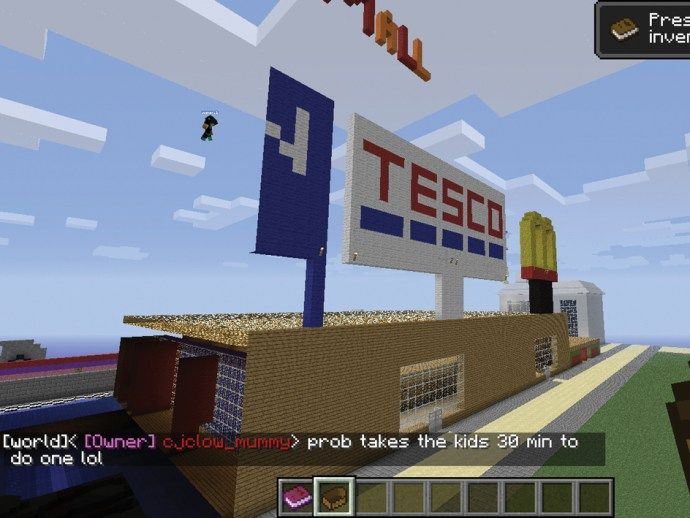 Tesco Minecraft