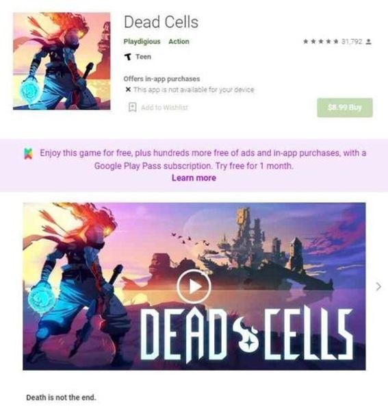 Jeu Android Dead Cells
