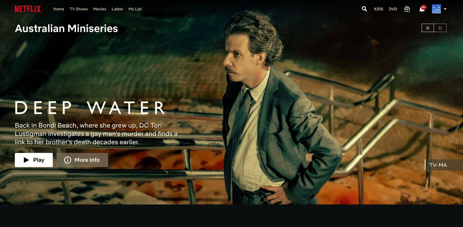 Znaleziono australijski miniserial „Deep Water” z tajnymi kodami Netflix